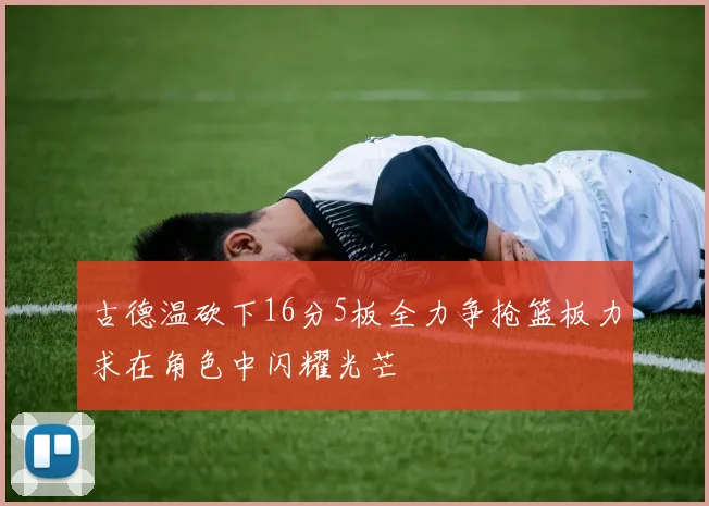 古德温砍下16分5板全力争抢篮板力求在角色中闪耀光芒